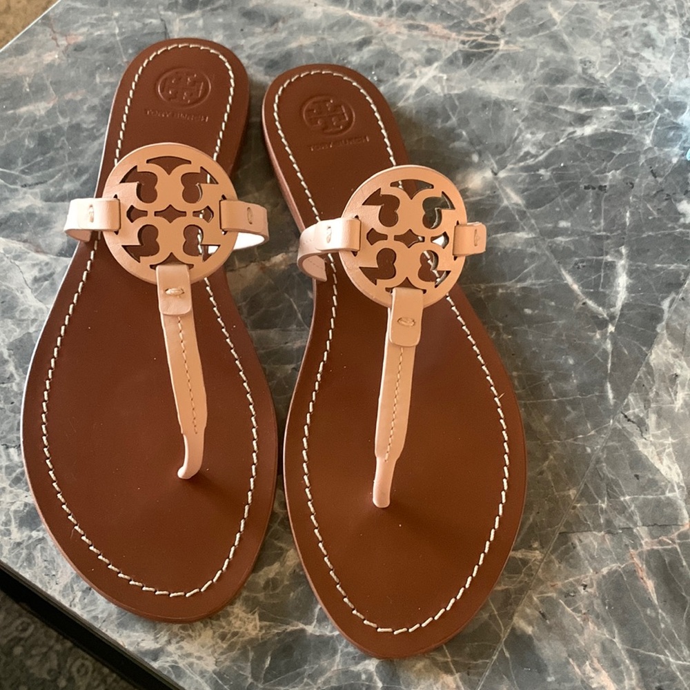 Tory Burch sandal worn once size 10M pink